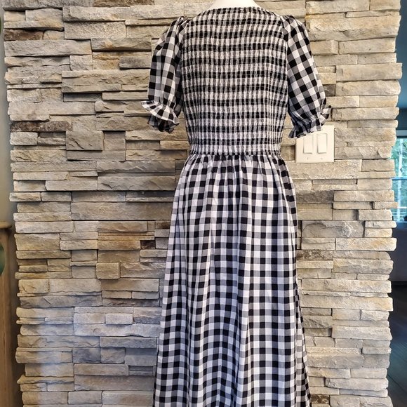 Black Gingham Dress - Picture 8 of 10